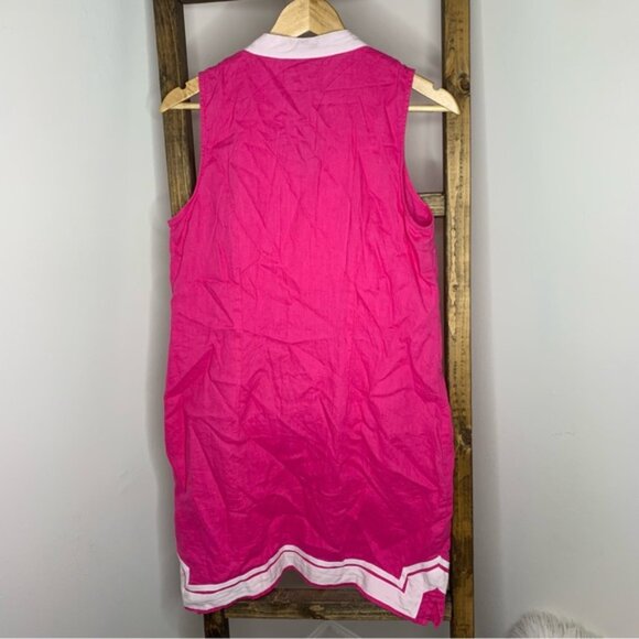 Crown & Ivy Pink Dress with White Accents Size 6 - Picture 5 of 5